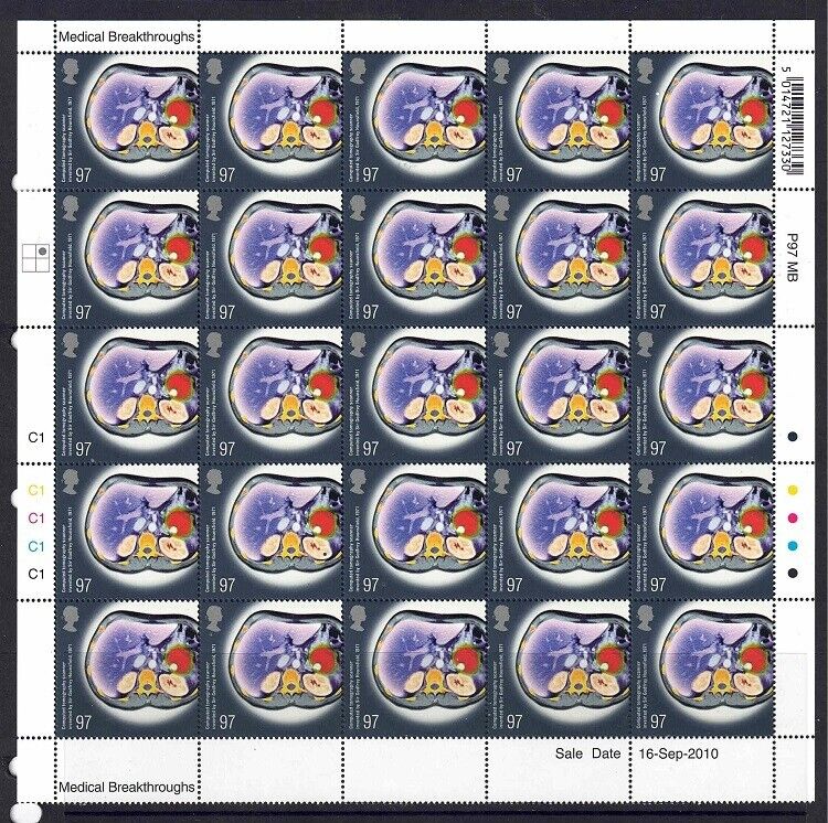 QE11 SG3120 Medical Breakthroughs 2010 Half sheet U/M