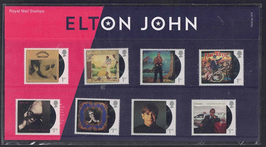 GB Elton John Presentation Pack No575 + mini sheet complete