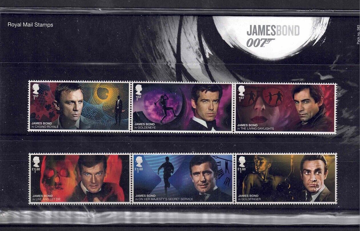 GB 2020 James Bond Presentation pack No583 Complete