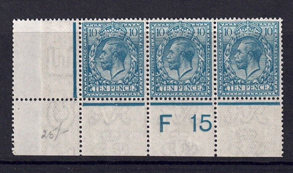 GV SG394/a Spec N31 Control F 15 Plate 1b Perf Type 2A Unmounted Mint